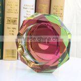 Modern Octagonal Blue Antique Rectangle Glass Ashtray For Home thumbnail-4