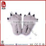 China Wholesale Stuffed Toy Paw Adult Plush Slippers thumbnail-5