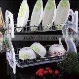 Plastic 9 Design Chrome Plated Dish Rack and Plate Shelf ,single Tray ,fine Quality ,popular Selling,competitive Price thumbnail-5