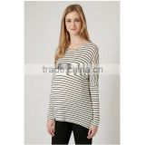 Wholesale black and white striped maternity wear