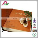 Hard cover brown paper eco notebook with thick paper