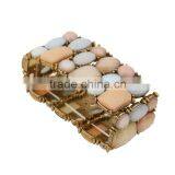 Free Sample New Design Simple Plastic Bangle With Alloy Ornament thumbnail-4