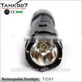 TANK007 Army Torch Light Rechargeable Led Torch Light Portable Relight Rechargeable Book Light thumbnail-4