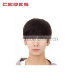 China Hair Supply Hot Sale Brazilian Human Hair Man Bun Wig thumbnail-1