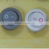 Popular Mini Round Rocker Switch 2pin Black or White Rocker Switch With High Quality thumbnail-1