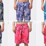 Wholesale Sublimation Summer Men Beach Board Loose Shorts Custom Printed Mesh Quick Dry 100% Polyester Baseball Softball Shorts