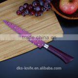 KP1403-S New Designed 8 Inch Carving Non-stick Stainless Steel Color Coating Kitchen Knife thumbnail-1