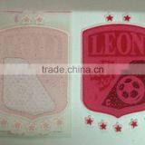 Factory Direct Soccer Patches 3d Flock Type Label Patch Football Badges Garment Usage Flock Patches thumbnail-5