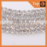New Arrival Glass Crystal Rhinestone Cup Chain for Shoes thumbnail-2