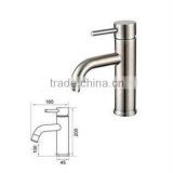 SUZAN(3301) Lead free sus304 stainless steel basin faucet(kaiping)