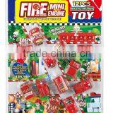 Funny play plastic mini fire truck toy