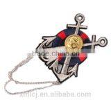 Decoratived Embroidered Patches With Metal Ring