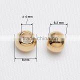 Wholesale Round Shape Metal Brass Jewelry Accessory Bead for Necklace Bracelet thumbnail-2