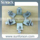 Aluminum Extruction PV Solar Panel Mounting Clamps thumbnail-2