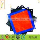 150g Made-to-order Useful and Durable Red Color PE/PP Tarpaulin,PE Tarpaulin Sheet,pe Coated Tarps With Aluminium Eyelets