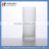 LongRun 260ml Large Capacity Long Classical Blank White Frosted Cup Glass Cup