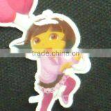 2013 new design China 3D soft pvc sticker for children clothing