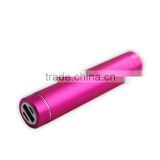 Cheap 2600mAh Cylinder power bank, round mobile power