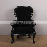 Popular Single Seater Wood Fabric Folding Chair Single Seater Sofa Chairs thumbnail-2