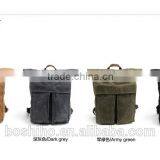 Amazon Wholesale Genuine Cowhide Leather Backpack Bag Outdoor Backpack thumbnail-2