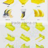 ChengGong Wheel Loader 2.5-3.6M3 Capacity Bucket For ZL50E-3 , Log Grapple/Grass Grapple/Snow Plow/Pallet Fork For ZL50E-3 thumbnail-6