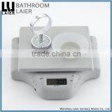 60939 Popular Hot Selling Zinc Bathroom Accessories Modern Tube Chrome Plated Soap Dish thumbnail-5