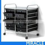 12 Black Plastic Drawer Organizer Cabinet thumbnail-1