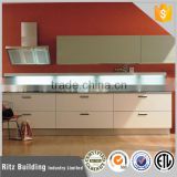 high quality customized kitchen cabinets with uv decorative board MDF kitchen cabinet factory