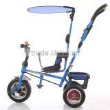 Old Style 3 Wheel Baby Tricycle With Roof and Push Bar Made in China on Sale thumbnail-5