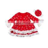 Baby Girl Christmas Set Printing Clothing Wholesale Price Made in China