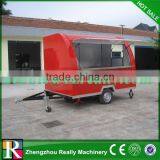 Popular Spacious Stainless Steel Outdoor Remorque Mobile Kebab Food Truck