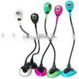 Free Driver Colorful Flexible Snake Shape USB Webcam ZU373
