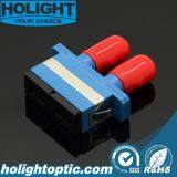 Fiber Adaptor Sc to St Duplex Sm Blue With Flange thumbnail-1