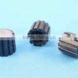Daier KN-034 Black 18 Teeth 6mm Potentiometer Knurled Plastic Knob thumbnail-2