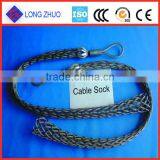 Cable Socks With Turnable Eyes and Alloy Shoulders