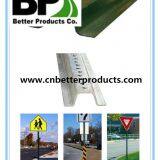 Perforated Steel u Channel Sign Post for Traffic Safety Sign thumbnail-1