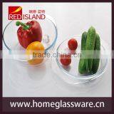 1L Transparent Tempered Glass Bowl Set for Microwave Oven thumbnail-4
