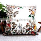 Home Decorative High Quality Cotton Throw Pillow Cover For Sofa Forest Theme thumbnail-4