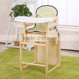 Wholesale Wooden Baby High Chairs Multi-function Baby Chair for Restaurant Portable Baby High Chair thumbnail-3