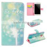 For Samsung Galaxy s6 PU Flower Pattern Flip Wallet Leather Mobile Phone Case thumbnail-1