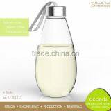 Wholesale Custom Ti-Borosilicate Glass Tea Drinking Bottle thumbnail-4