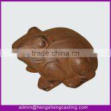 Funny Antique Cast Iron Frog thumbnail-1