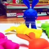 Children's Favourite Funny Cartoon Rabbit Silicone Chopstick Head/chopstick Holder thumbnail-3
