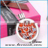 Best Selling Products 35mm Aromatherapy Lockets Essential Oil Diffuser Diamond Necklace thumbnail-2