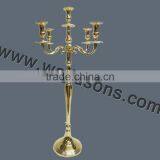 Wedding Decoration Event Gold Plated Candelabra thumbnail-1