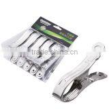 Zicome Set of 5 Stainless Steel Beach Bath Towel Clips for Beach Chair or Pool Loungers on Your Cruise - Keep Your Towels From B thumbnail-1