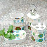 4pcs Cheap Ceramic Bathroom Set thumbnail-2
