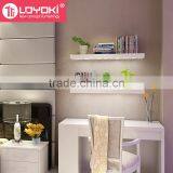 Hot Sale Carving Flower Floating Shelf Home Wall Display MDF Wood Set of 3 Wall Mount Shelf thumbnail-5