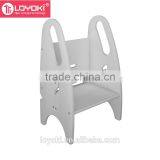 Adjustable Height Child Step Stool Kitchen or Bathroom Kids Footstool Wooden Non-Tip Design for Kids Foot Stool thumbnail-1