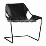 Modern Appearance Leather Chair and Metal Chrome Frames thumbnail-2